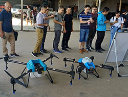 Drone Perlindungan Loji Agr Membuat Sayuran Berkembang Lebih Bimbang